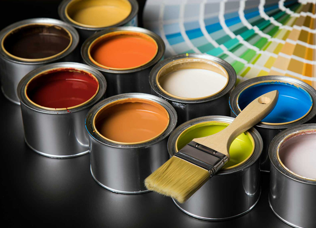 الطلاءات والبكرات والراتنجات